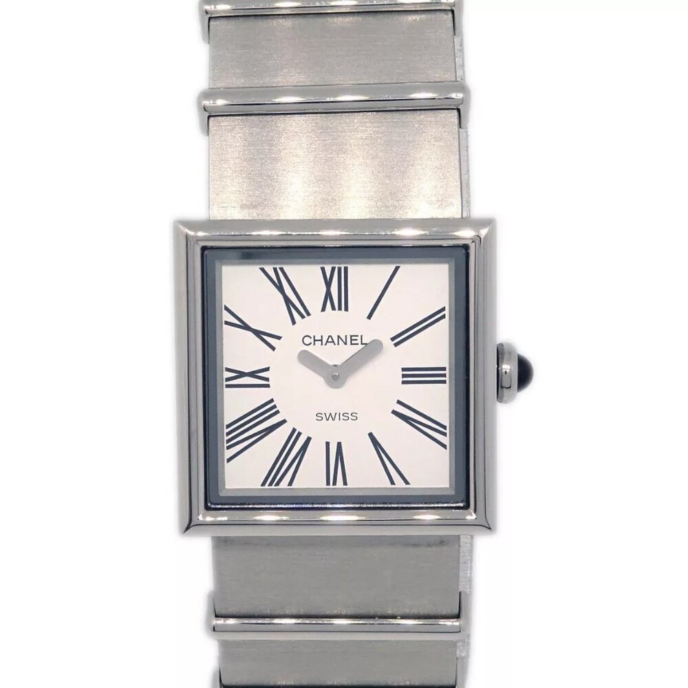 Chanel Mademoiselle Quartz Watch SS Y.N.114014 184517 - Picture 6 of 16